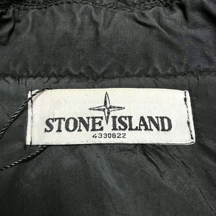 [클로젯][S][백화점판]스톤아일랜드 코튼 나일론 립스탑 다운 피코트--4