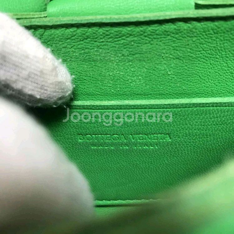 [클로젯][더스트 구성]보테가베네타 미니 카세트백 그린--5
