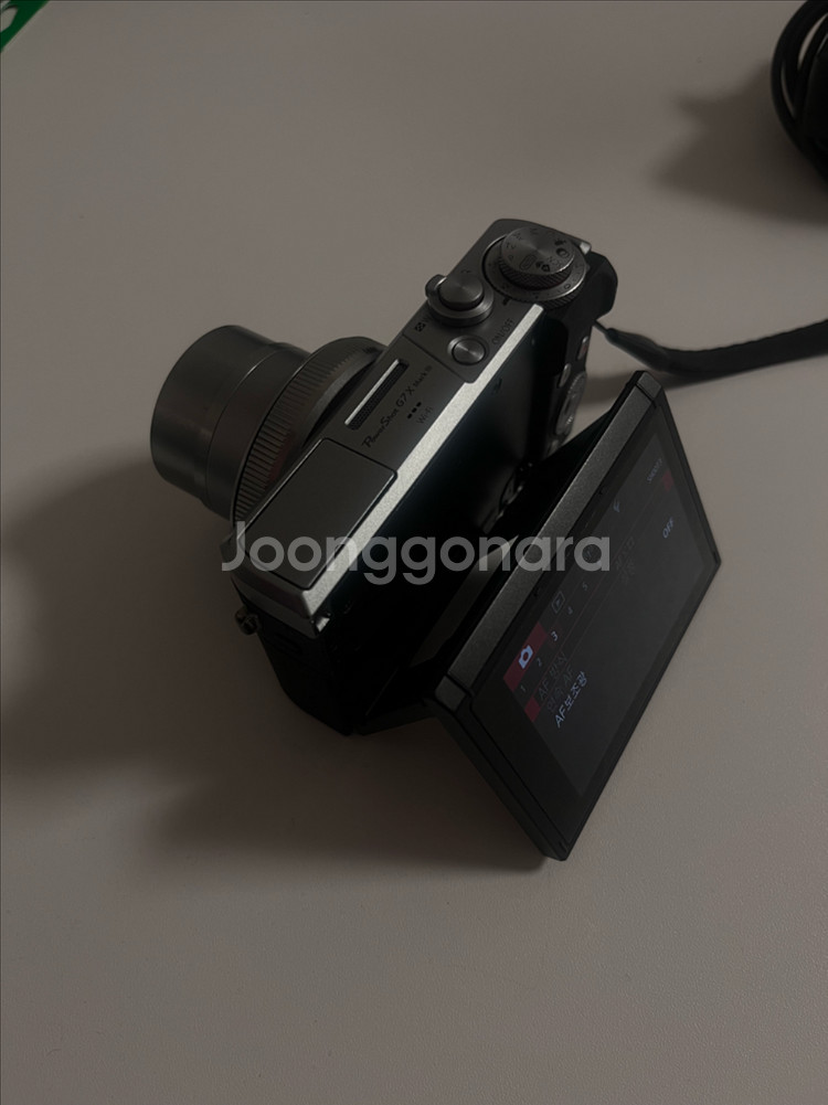캐논 g7x mark3 실버 (S급 급처)--2