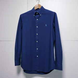 남성 2022 폴로 랄프로렌 QR인증 네이비 NAVY 긴팔 남방 셔츠