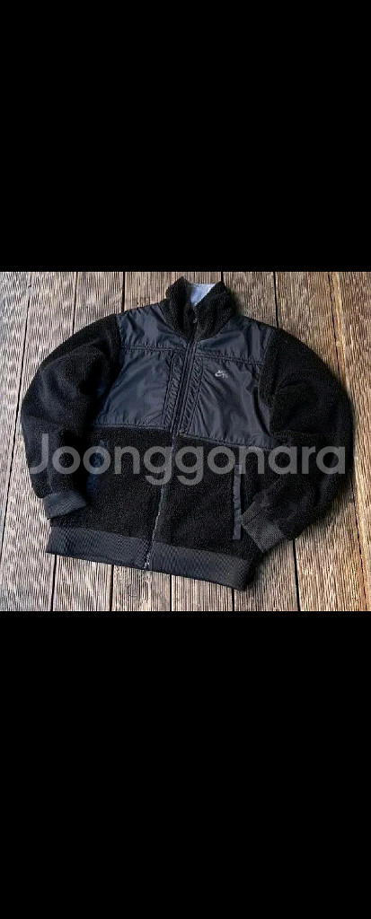 나이키 양면 리버시블 쉐르파 양털 아우터 후리스 바람막이 집업자켓 점퍼--1