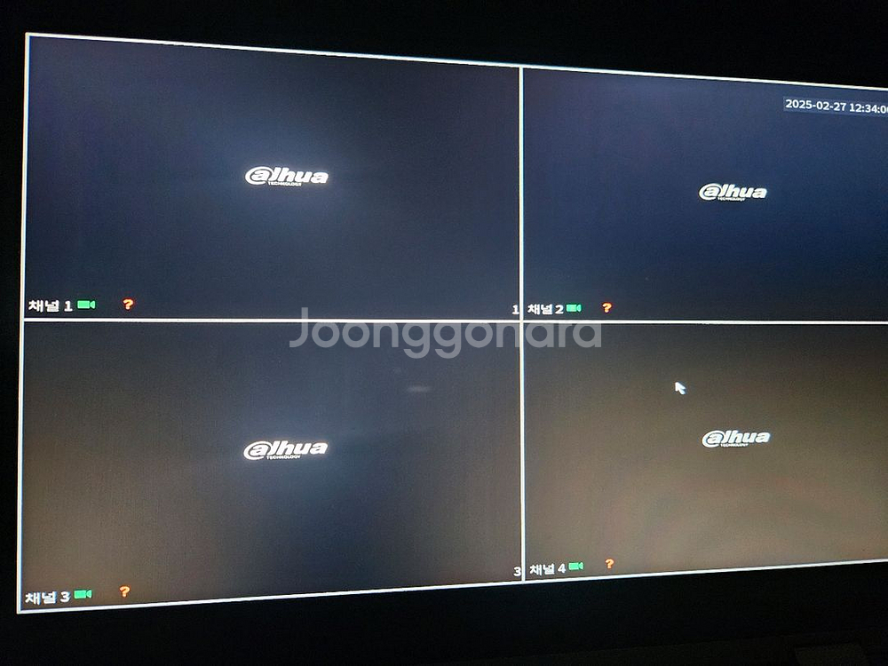 다후아 dahua 4채널 CCTV 카메라 세트--2