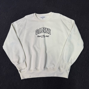 GANNI 가니 24SS 이솔리 오버사이즈 맨투맨
