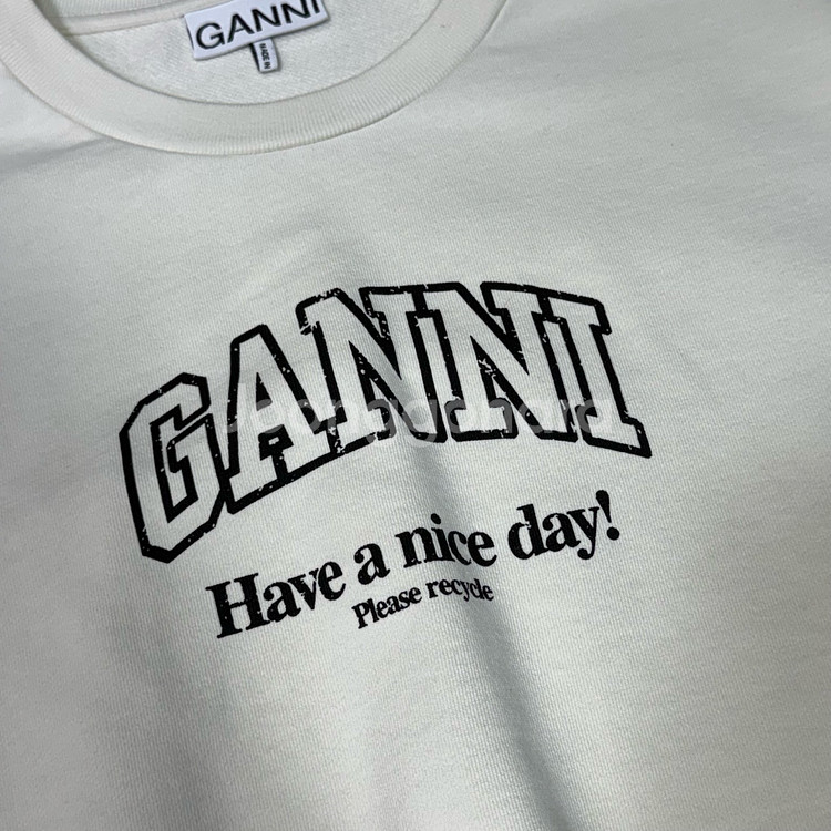 GANNI 가니 24SS 이솔리 오버사이즈 맨투맨--3