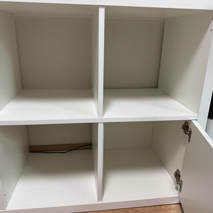 KALLAX 칼락스 4칸선반+도어식인서트