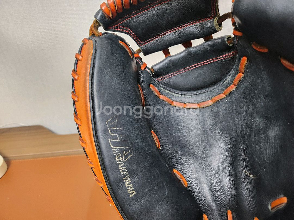 하타케야마 아베 포수 미트 야구 글러브--5