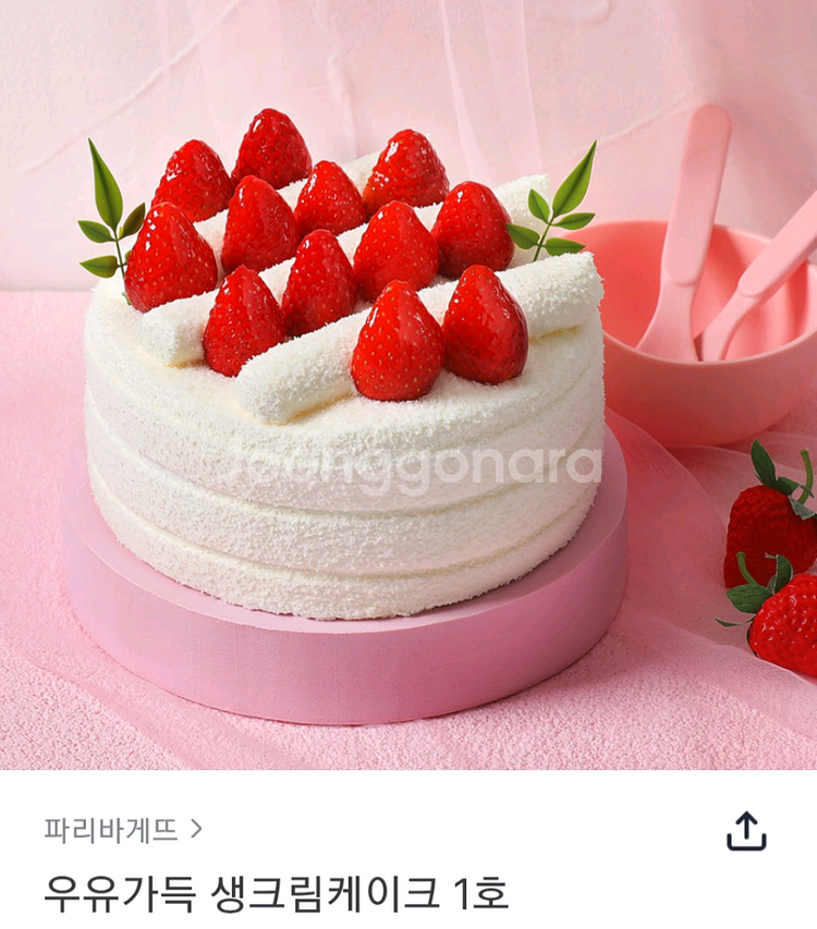 파리바게트 20프로 파리바게뜨 투썸플레이스 케이크--6