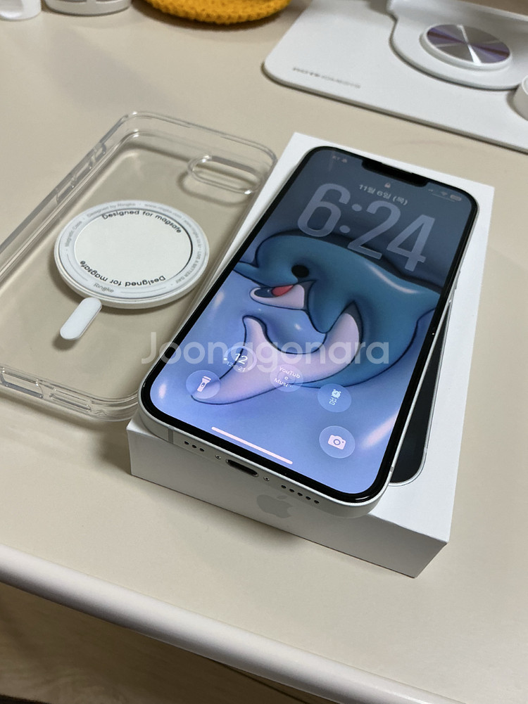 아이폰16e 128기가 화이트--0