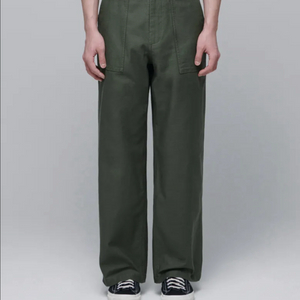 무신사 스탠다드 와이드 레플리카 퍼티그 팬츠 카키 33