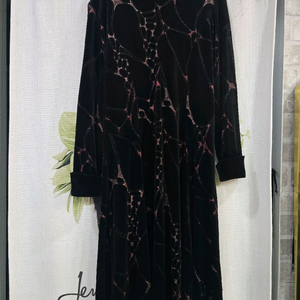 블랙 벨벳 펄 원피스77