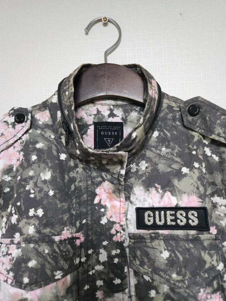 게스 체리블라썸 플라워 야상 자켓 (85/XS)--12