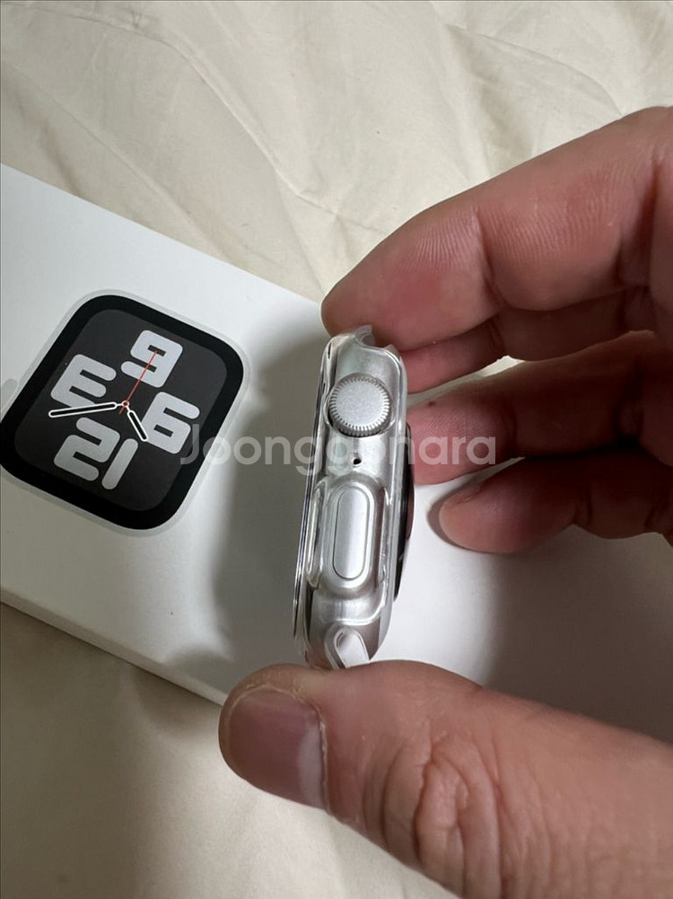 애플워치 SE 2세대 44mm 실버 gps--2