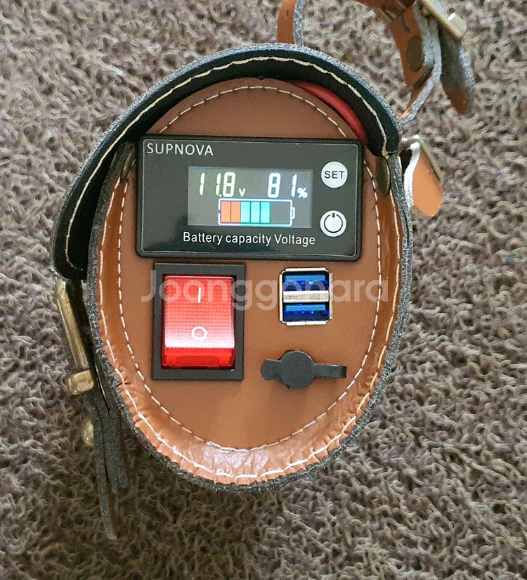 가방형 파워뱅크(갈색)--1