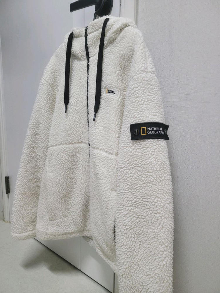 내셔널지오그래픽 후드 집업 뽀글이L--2