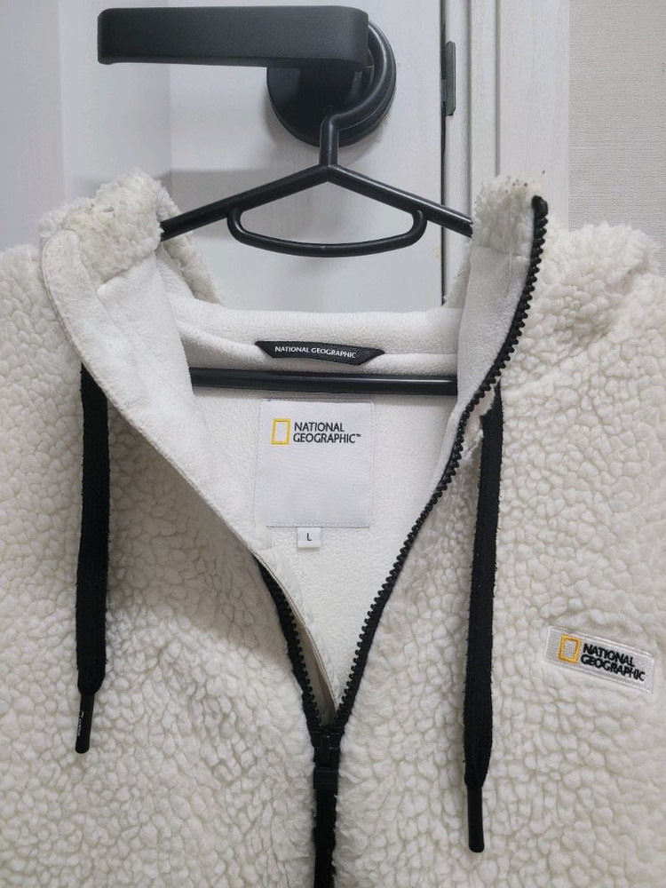 내셔널지오그래픽 후드 집업 뽀글이L--1