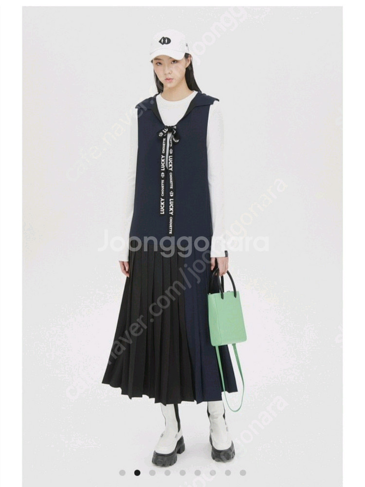 럭키슈에뜨 후드 원피스--0