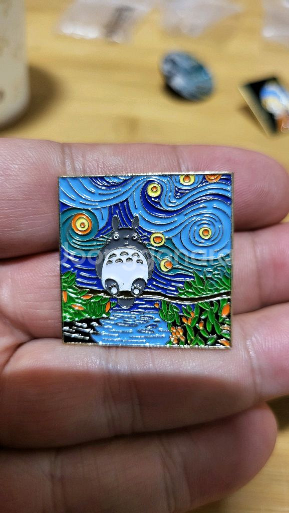 새상품) 명화 패러디 금속뱃지 6종 일괄--5