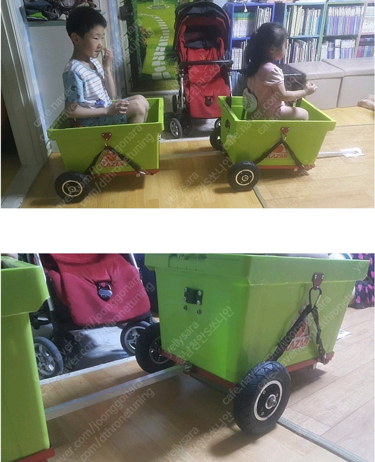 유아전동차(디트로네)-견인용 트레일러(자작품)-2세트--0