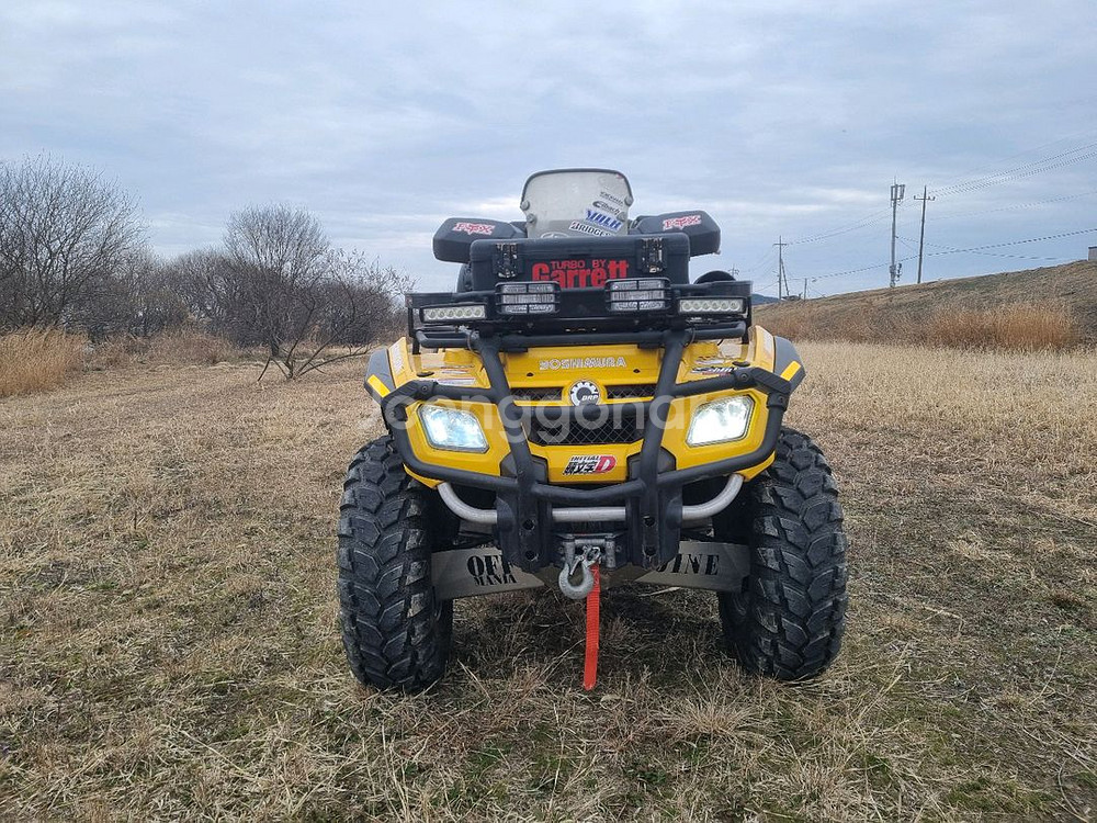 캔암아웃랜더 ATV 사발이 제설장비--0