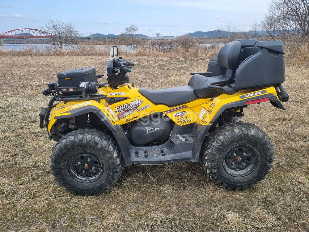 캔암아웃랜더 ATV 사발이 제설장비--6