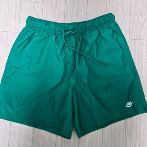 나이키 초록색 우븐 쇼츠 반바지