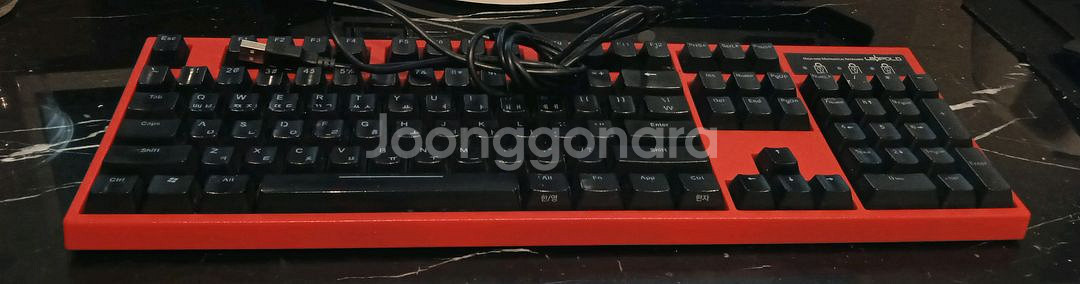 레오폴드 레드 에디션 기계식/게이밍 키보드 팝니다--1