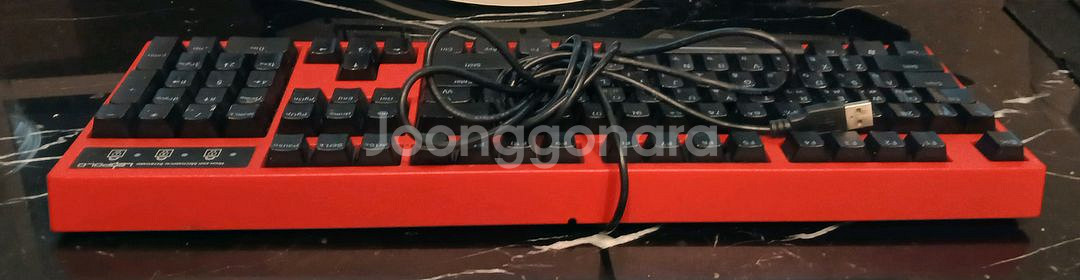 레오폴드 레드 에디션 기계식/게이밍 키보드 팝니다--2