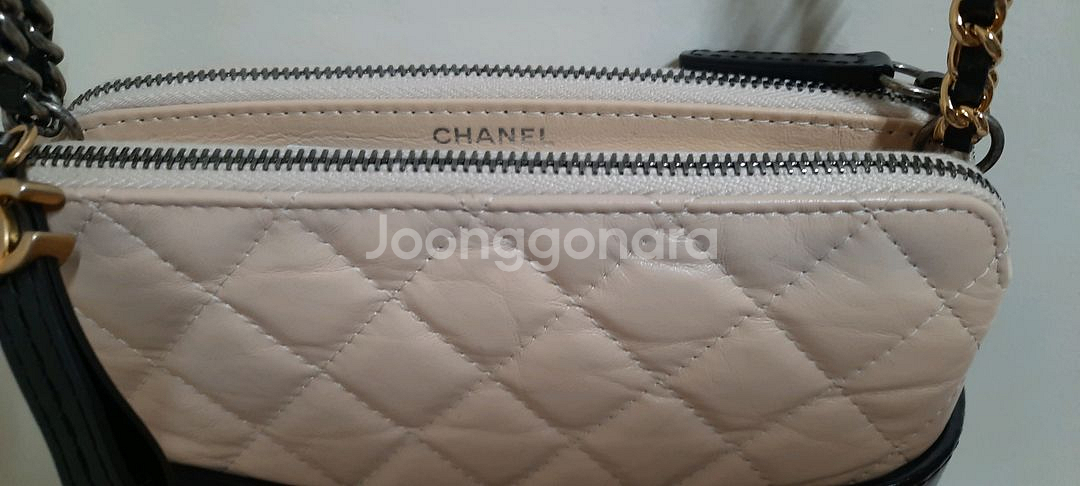 샤넬 퀼팅 체인백 클러치 백 정품--2