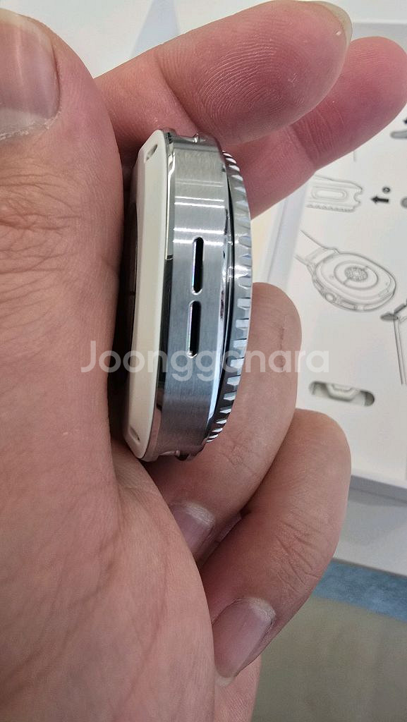 갤럭시워치8 클래식 46mm 화이트 풀박스 새상품급--3