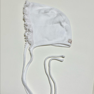 꼬숑 프릴 보넷 6m 아이보리