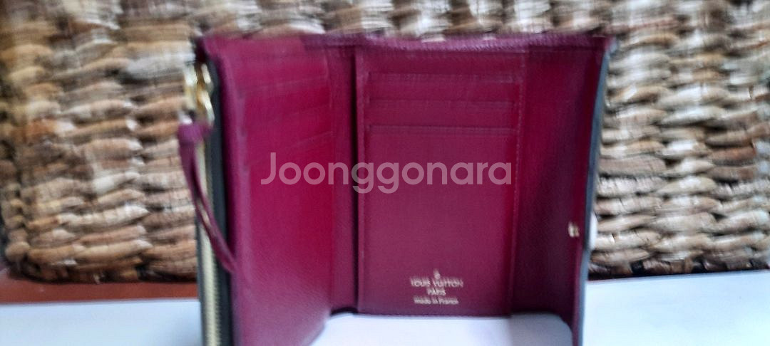 루이비통백 모노그램 반지갑 정품--4