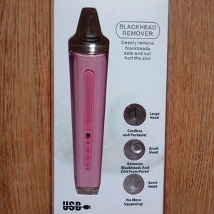 새것.충전식 즐랙헤드 피지제거기.핑크.사진 참고하세요