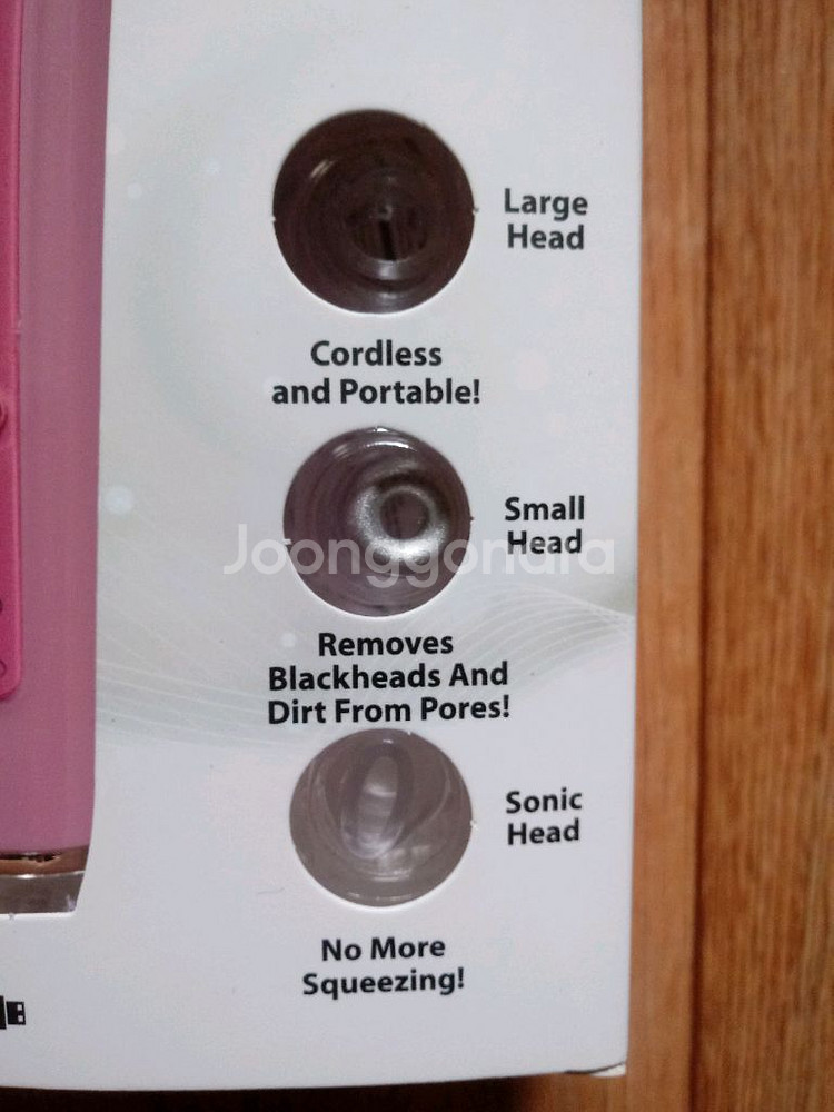 새것.충전식 즐랙헤드 피지제거기.핑크.사진 참고하세요--3