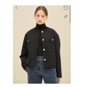 SJSJ 에스제이 스티치 패딩 퀼팅 점퍼 44사이즈 정품