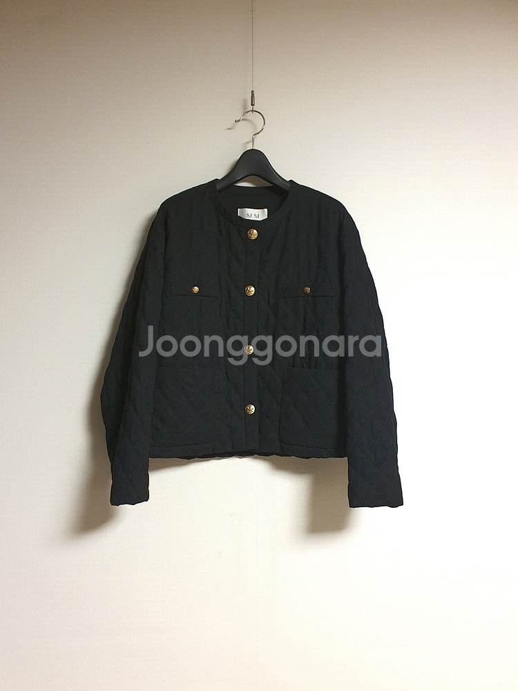 SJSJ 에스제이 스티치 패딩 퀼팅 점퍼 44사이즈 정품--1