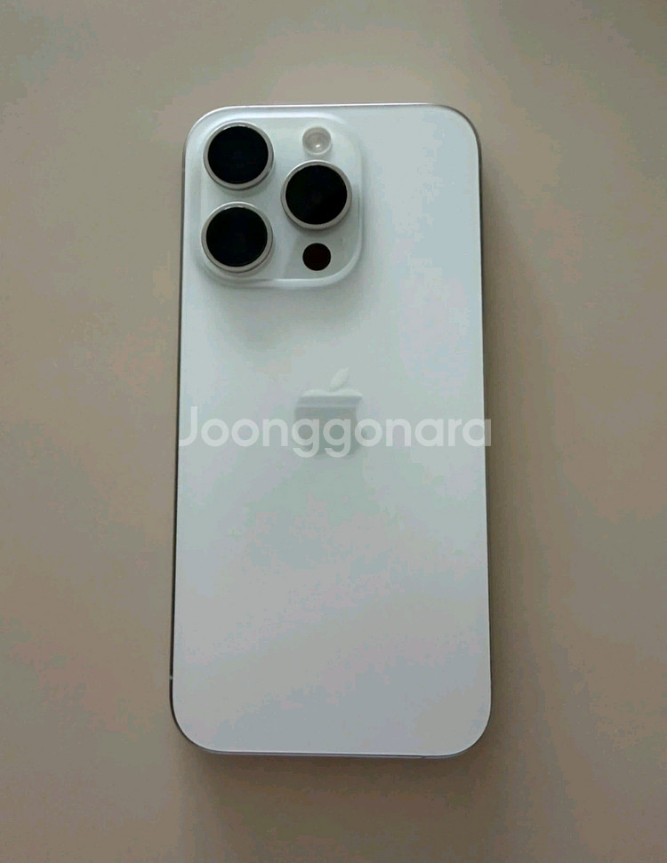 아이폰(iphone) 15프로 256 화이트티타늄--1