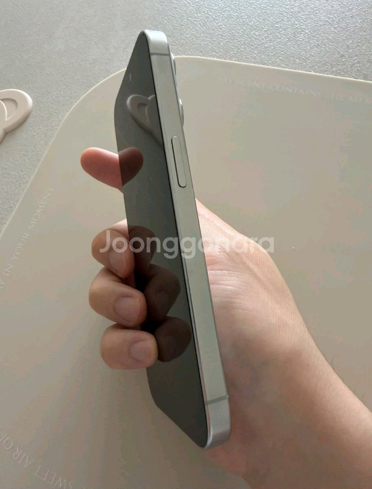 아이폰(iphone) 15프로 256 화이트티타늄--5