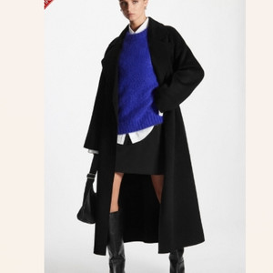 코스 cos 벨티드 핸드메이드 코트 xs 사이즈 정품