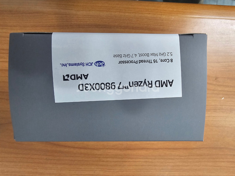 AMD 라이젠7 9800X3D CPU 국내정품 미개봉 새제품 판매합니다.--0