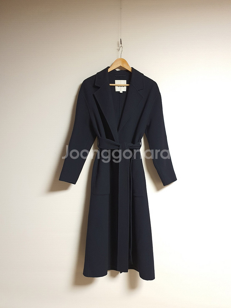 코스 cos 벨티드 핸드메이드 코트 xs 사이즈 정품--2