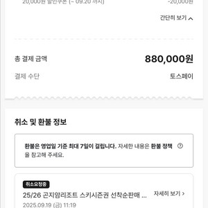 곤지암 리조트 스키시즌권