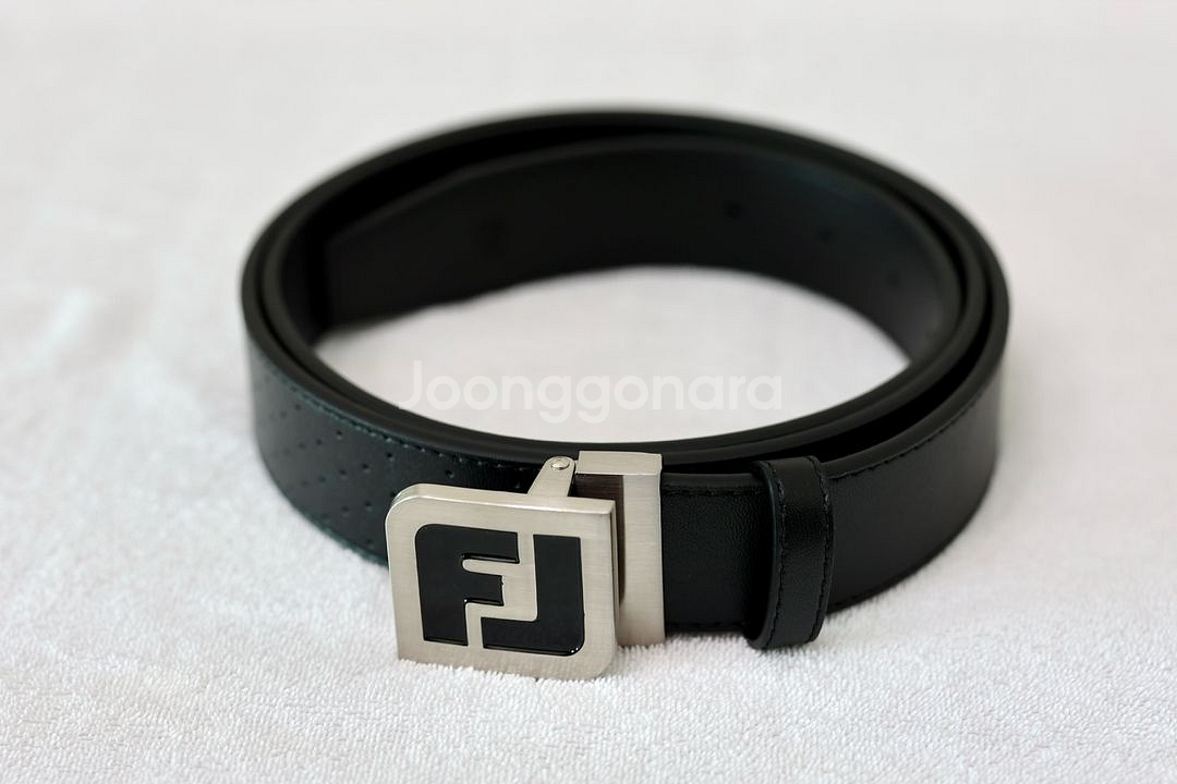 풋조이 남성용 블랙 골프벨트--1