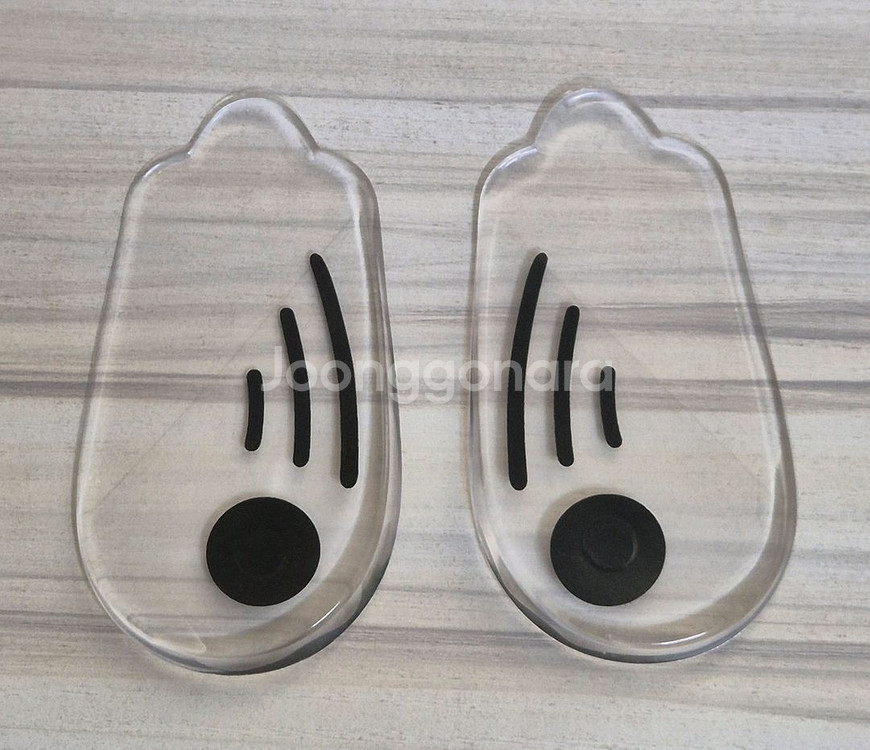 실리콘 자석 젤 반 깔창 뒤꿈치 오다리 인솔 새상품--0