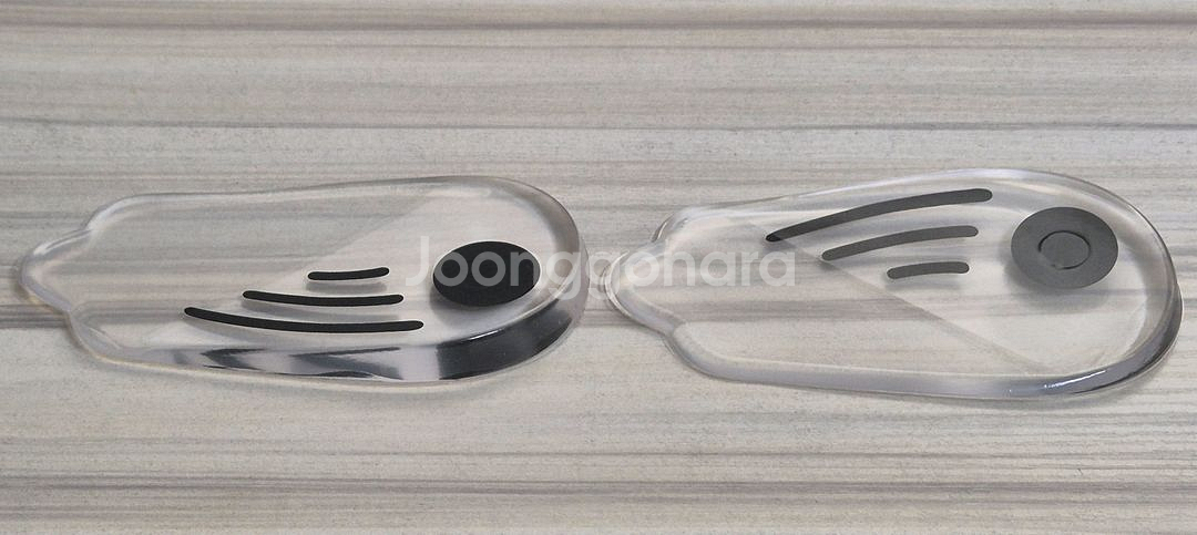 실리콘 자석 젤 반 깔창 뒤꿈치 오다리 인솔 새상품--2