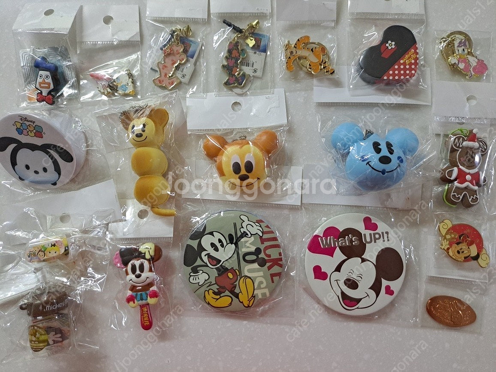 디즈니44미키20 디즈니캐릭터 스트랩 우표 종이액자 판매합니다--1