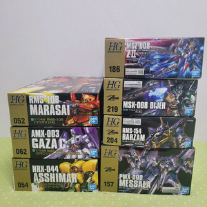 건담,건프라]HG 제타 시리즈(디제,앗시마 외 5개)
