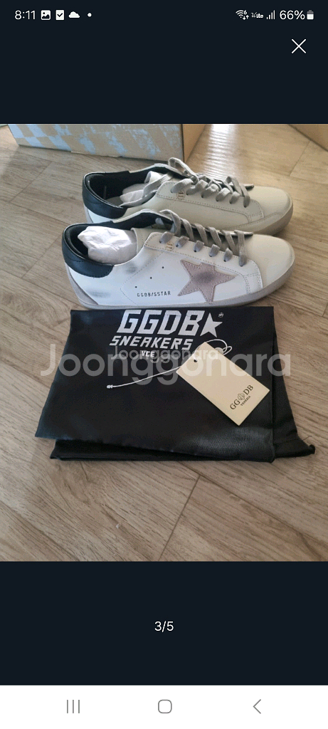 골든구스 슈퍼스타로우탑스니커즈 41사이즈. (새상품)--2