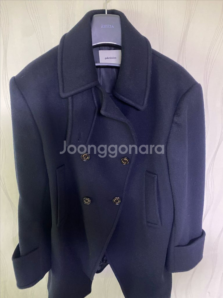 가브리엘리 울넥하프 코트 거의새거 팝니다--5