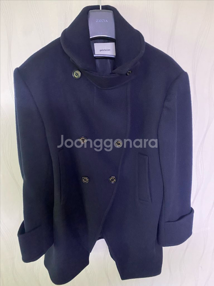 가브리엘리 울넥하프 코트 거의새거 팝니다--6