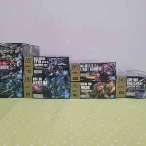 건담,건프라]HG 유니콘 시리즈(제스타 캐논,조고크 외 6개